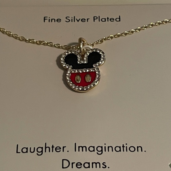 Mickey Necklace “Laughter. Imagination. Dreams.” - Picture 2 of 4